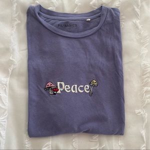 Pacsun Mushroom Graphic Tee